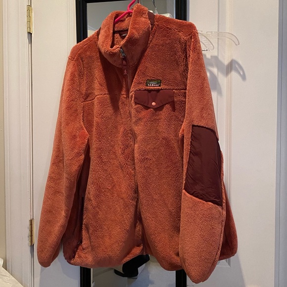 NWOT- L.L.Bean Hi-Pile Fleece Full-Zip Jacket Women's Plus - Picture 2 of 3
